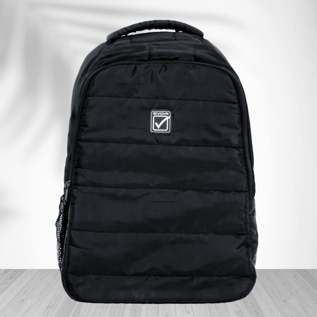 Givova Holland Quilted Padded Backpack Givova Unisex Multipocket Waterproof (Black)