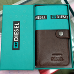 Diesel — প্রিমিয়াম লং বাইফোল্ড লেদার ওয়ালেট - ব্রাউন - Image 2