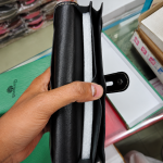 উডল্যান্ড ডুয়াল ফোন কার্ড অর্গানাইজার ওয়ালেট — ব্ল্যাক - Image 3